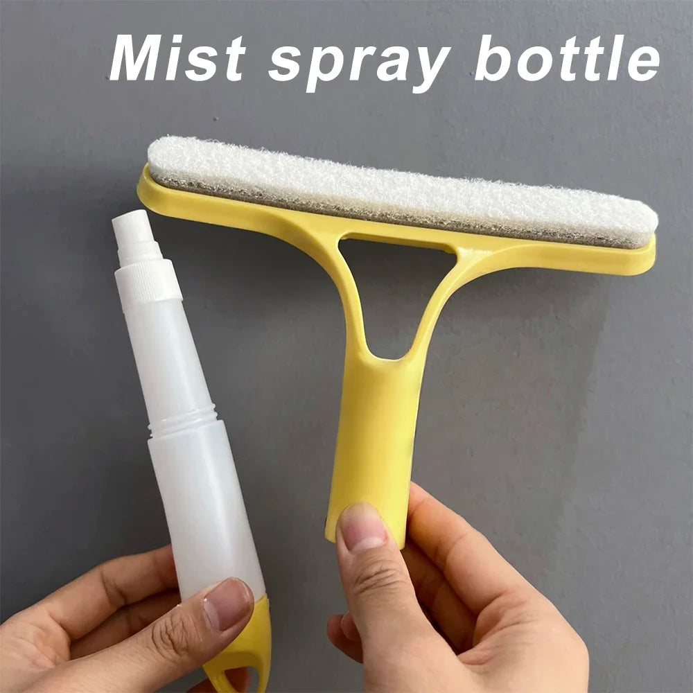 🧽3-in-1 Spray Window & Mirror Squeegee