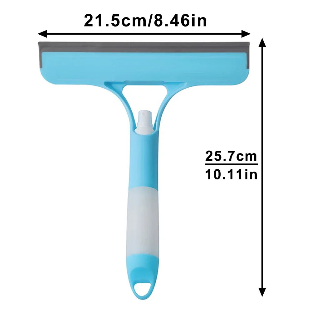 🧽3-in-1 Spray Window & Mirror Squeegee